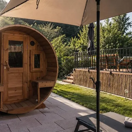Tiny House Oase Mit Sauna Am Fluss Höfen an der Enz