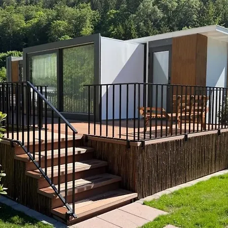 Village de vacances Tiny House Oase Mit Sauna Am Fluss